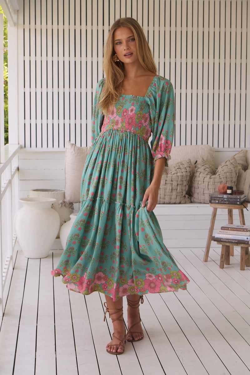 Tulli Midi Dress - Meadowland