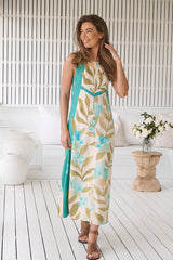 Amira Maxi Dress - Himalayan Poppy