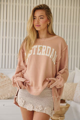 Graphic Camden Pullover -Amsterdam~ Free People