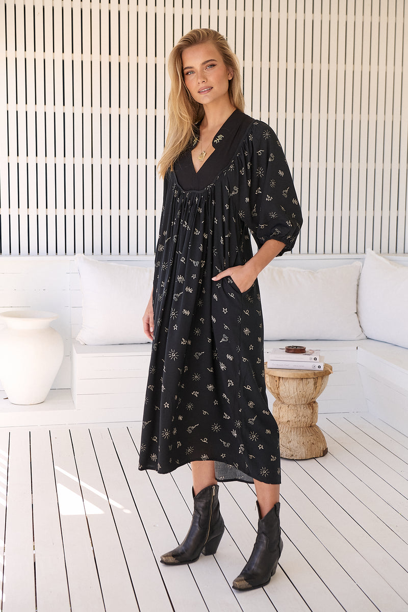 Boheme Midi Dress -   Love is all around