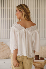 Costa Eyelet Top - Free People