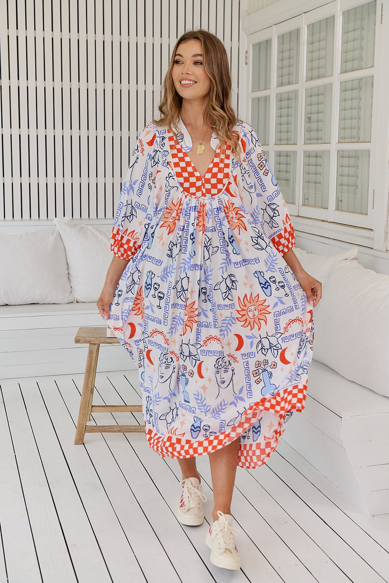 Boheme Midi Dress - Symi