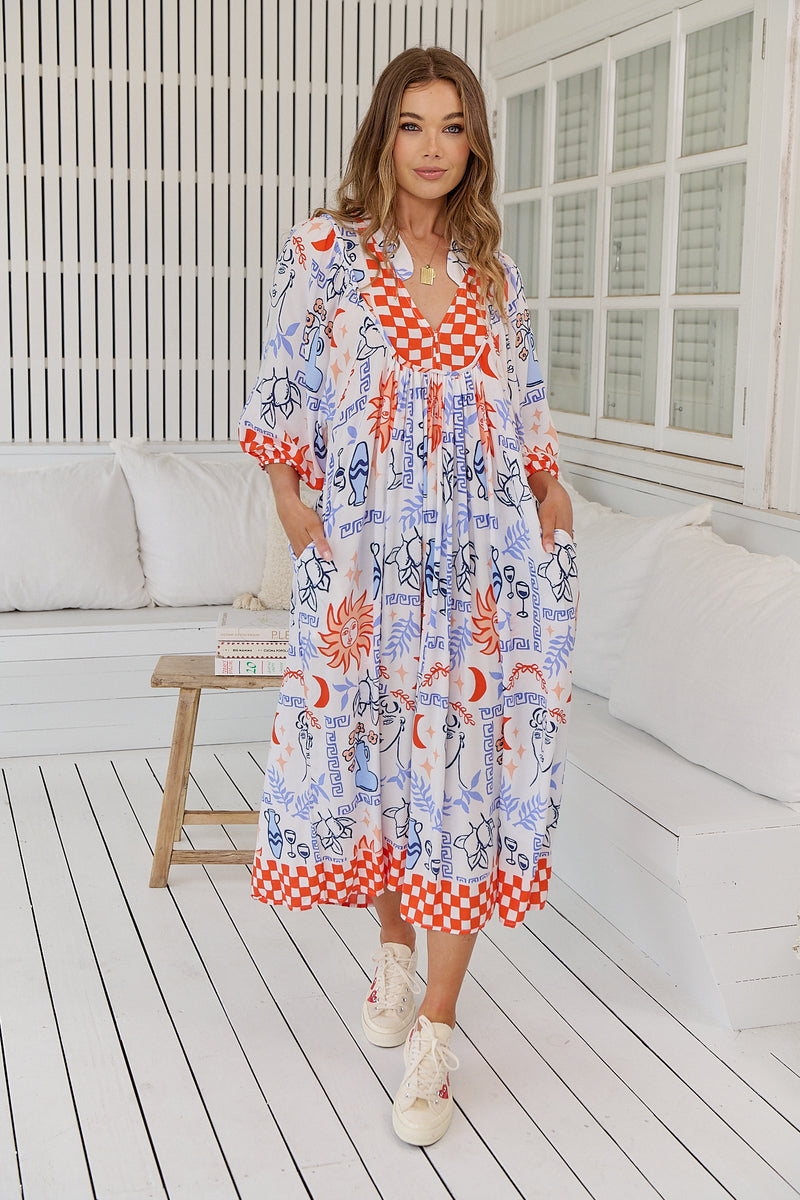 Boheme Midi Dress - Symi