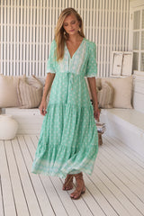 Tessa Maxi Dress - Sea Foam