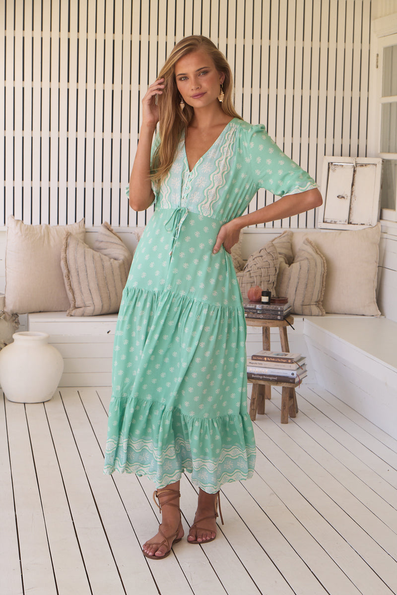 Tessa Maxi Dress - Sea Foam