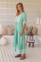 Tessa Maxi Dress - Sea Foam