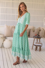 Tessa Maxi Dress - Sea Foam