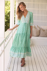 Tessa Maxi Dress - Sea Foam