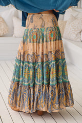 Super Thrills Convertible Maxi Skirt - Blue Sky ~ Free People