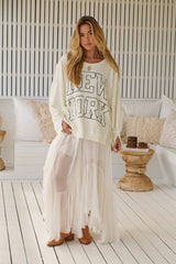 Graphic Camden Pullover -New York~ Free People