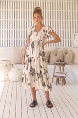 Tracey Midi Dress - Serene