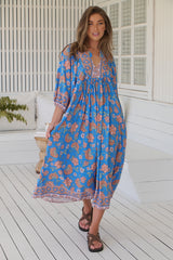 Boheme Midi Dress - Sunseeker