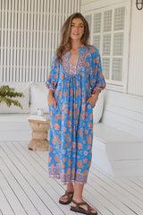 Boheme Midi Dress - Sunseeker