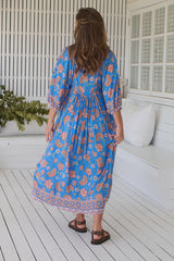 Boheme Midi Dress - Sunseeker