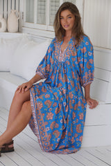 Boheme Midi Dress - Sunseeker