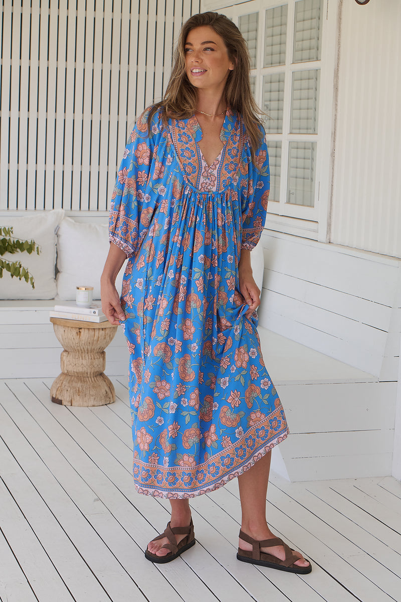 Boheme Midi Dress - Sunseeker