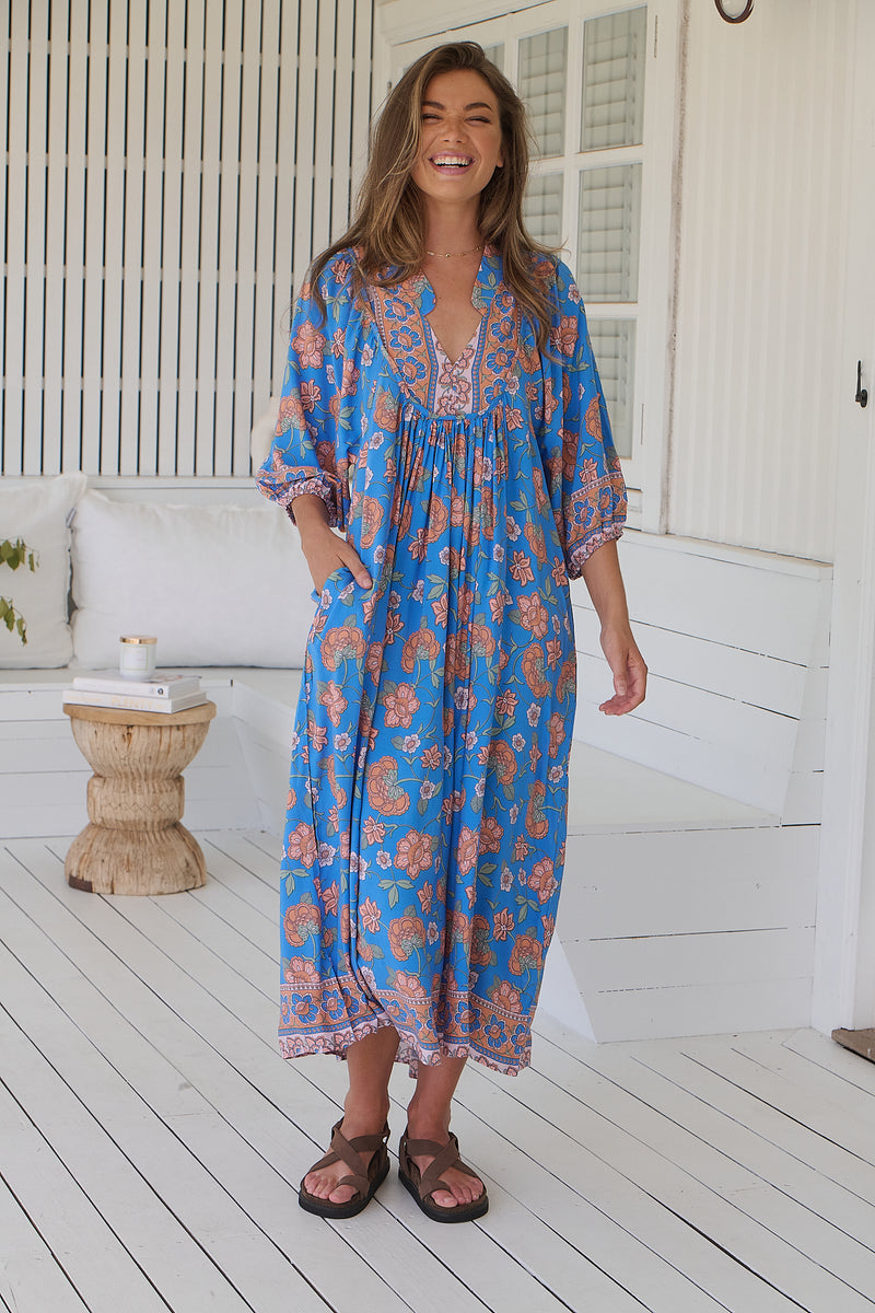 Boheme Midi Dress - Sunseeker