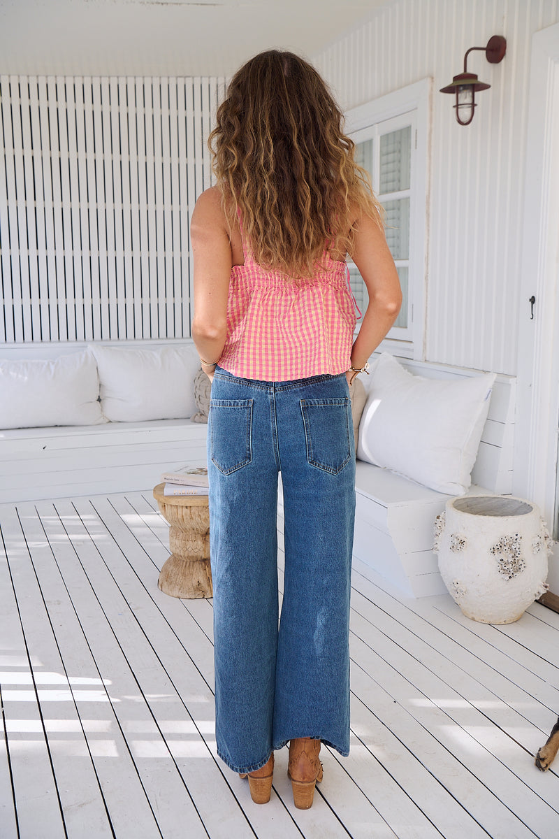 Water Lily Denim Pants ~ MOS the label