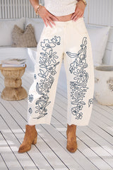 Good Luck Soutache Barrel Jeans ~ Free People