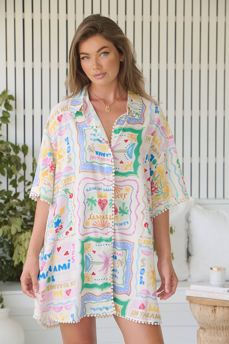 Dustin Shirt Dress - La Mer