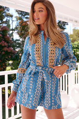 Sapphire Playsuit - Bohemian Blues