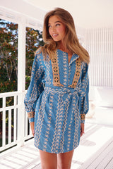 Moonstone Shirt dress - Bohemian Blues