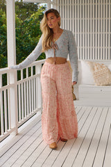 Emmaline Tiered Pull-On Pants ~ Free People