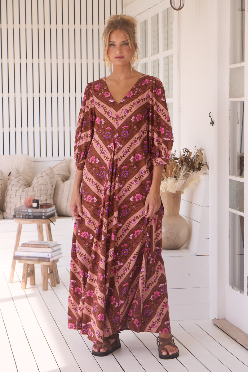 London Maxi Dress - Savanna