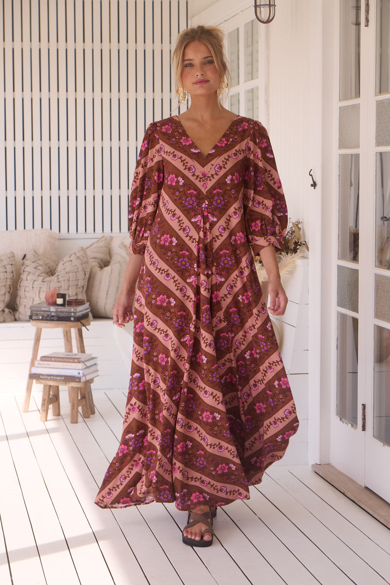 London Maxi Dress - Savanna