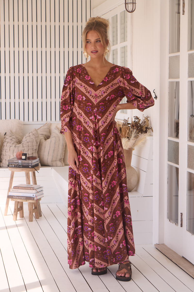 London Maxi Dress - Savanna