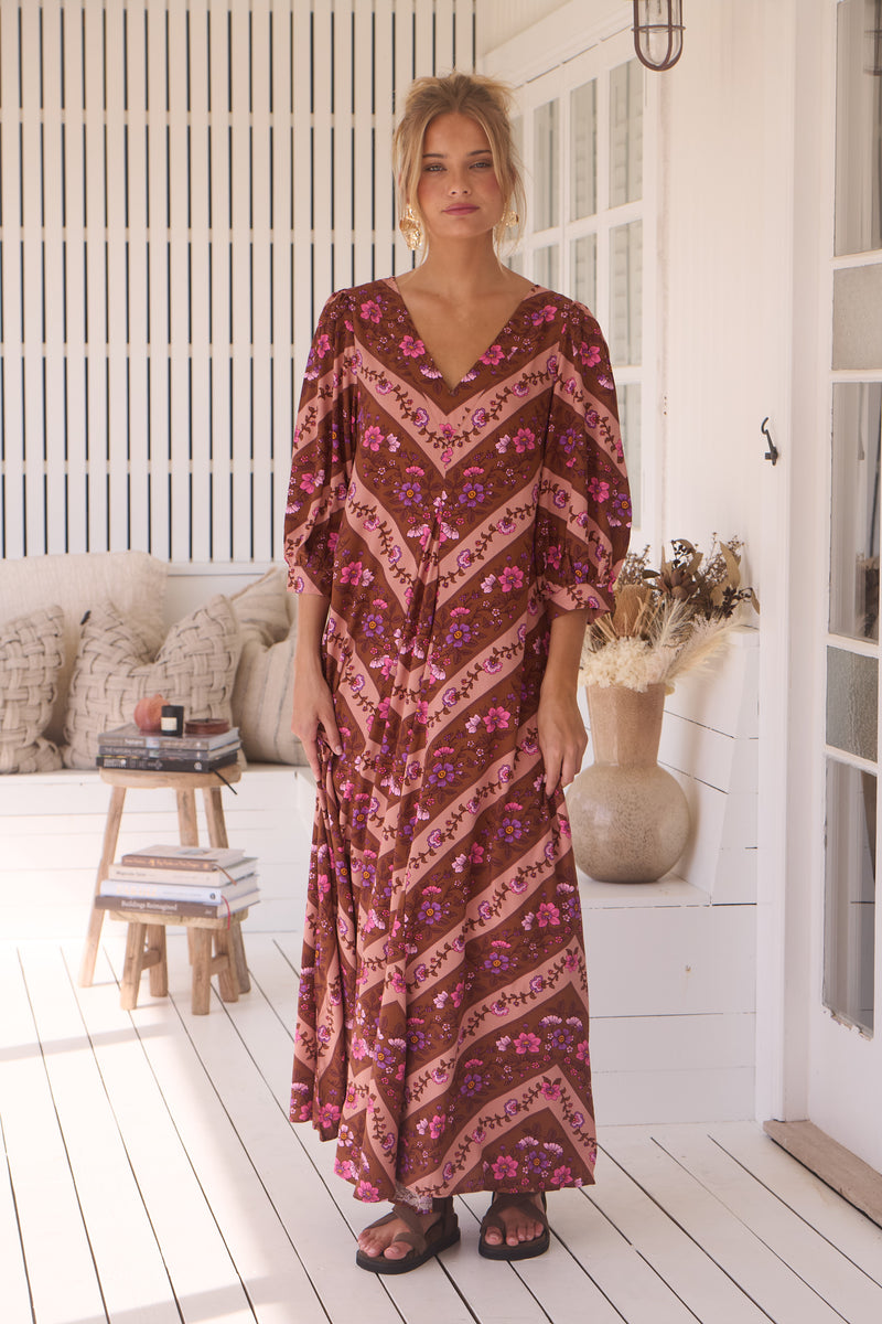 London Maxi Dress - Savanna