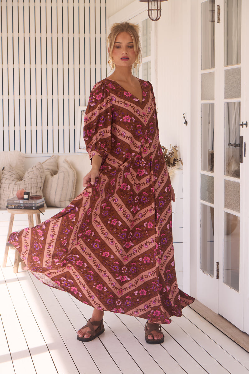 London Maxi Dress - Savanna