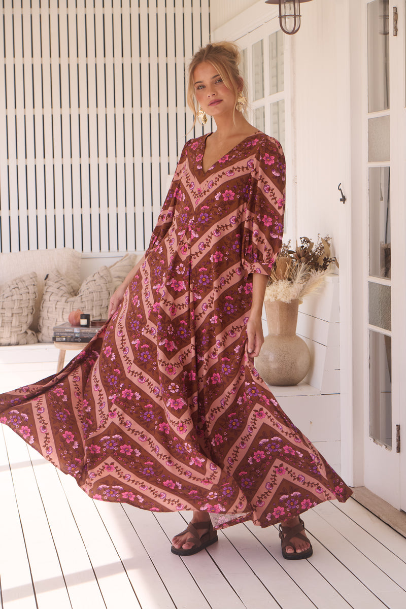 London Maxi Dress - Savanna