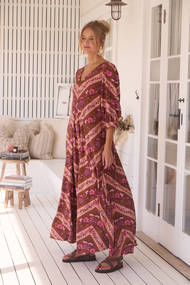 London Maxi Dress - Savanna