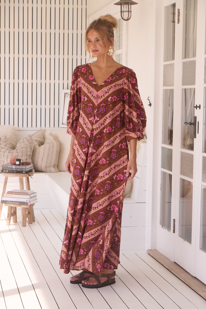 London Maxi Dress - Savanna