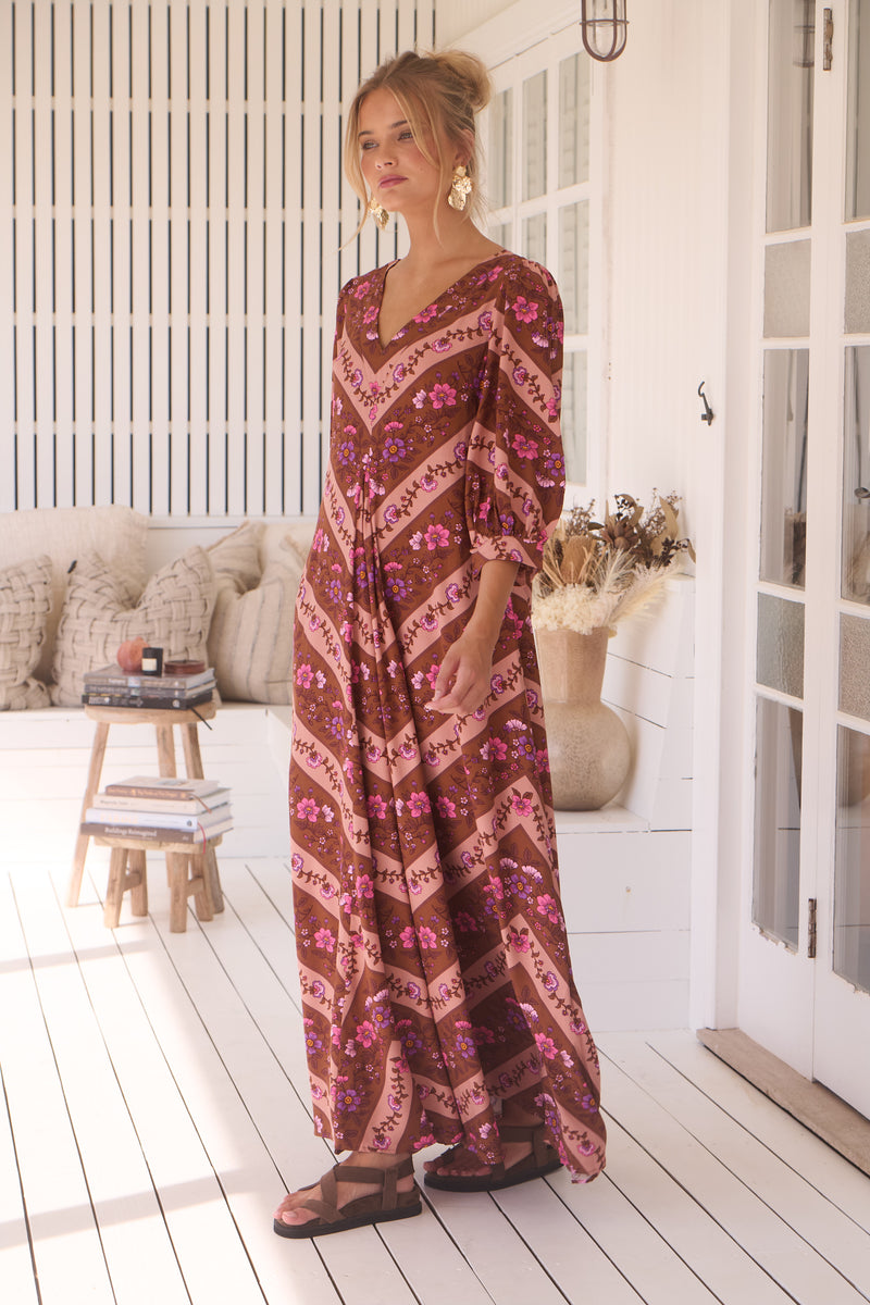 London Maxi Dress - Savanna