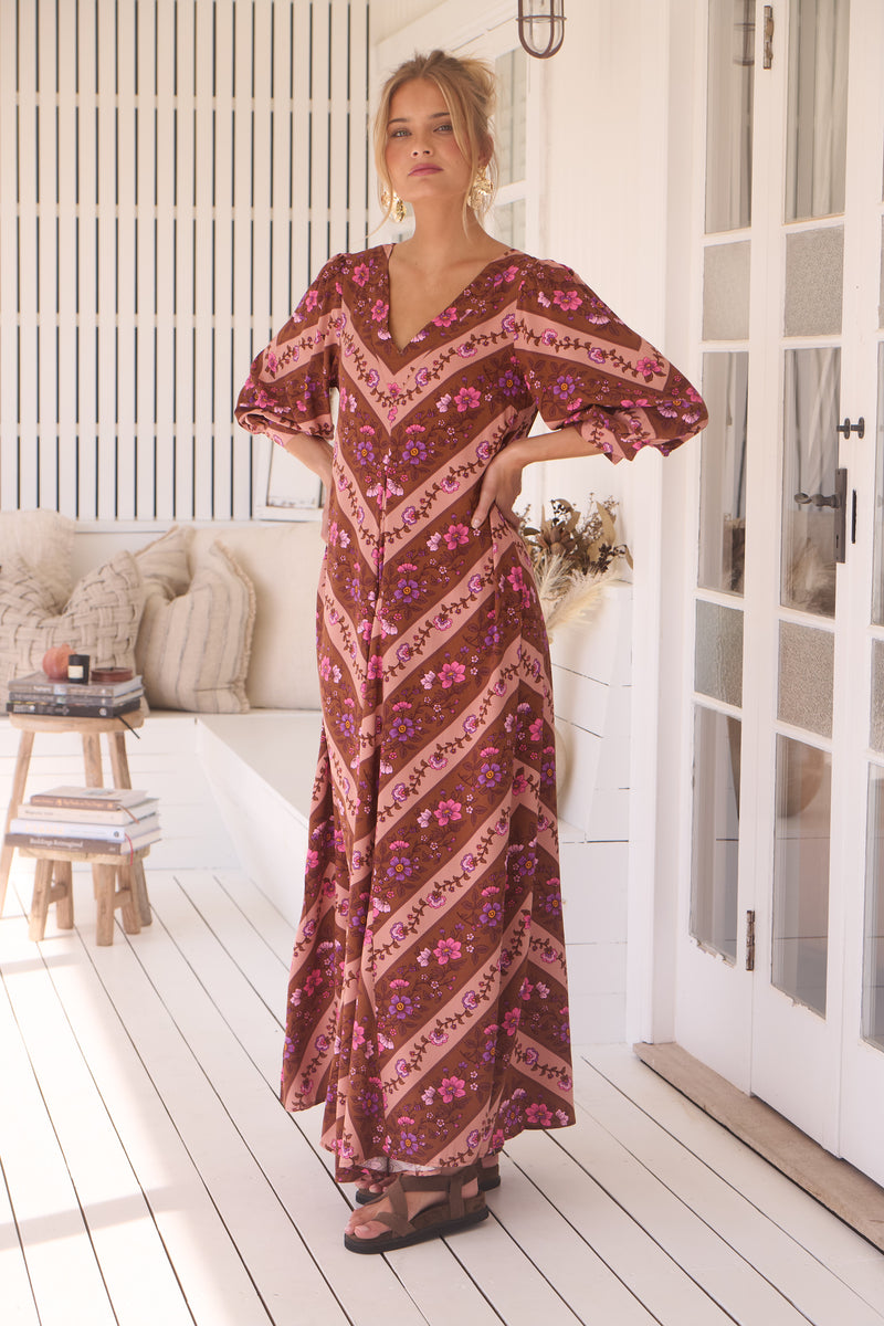 London Maxi Dress - Savanna