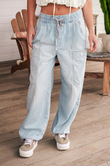 Bright-Eyed Low-Slung Pull-On Jeans ~ Free People