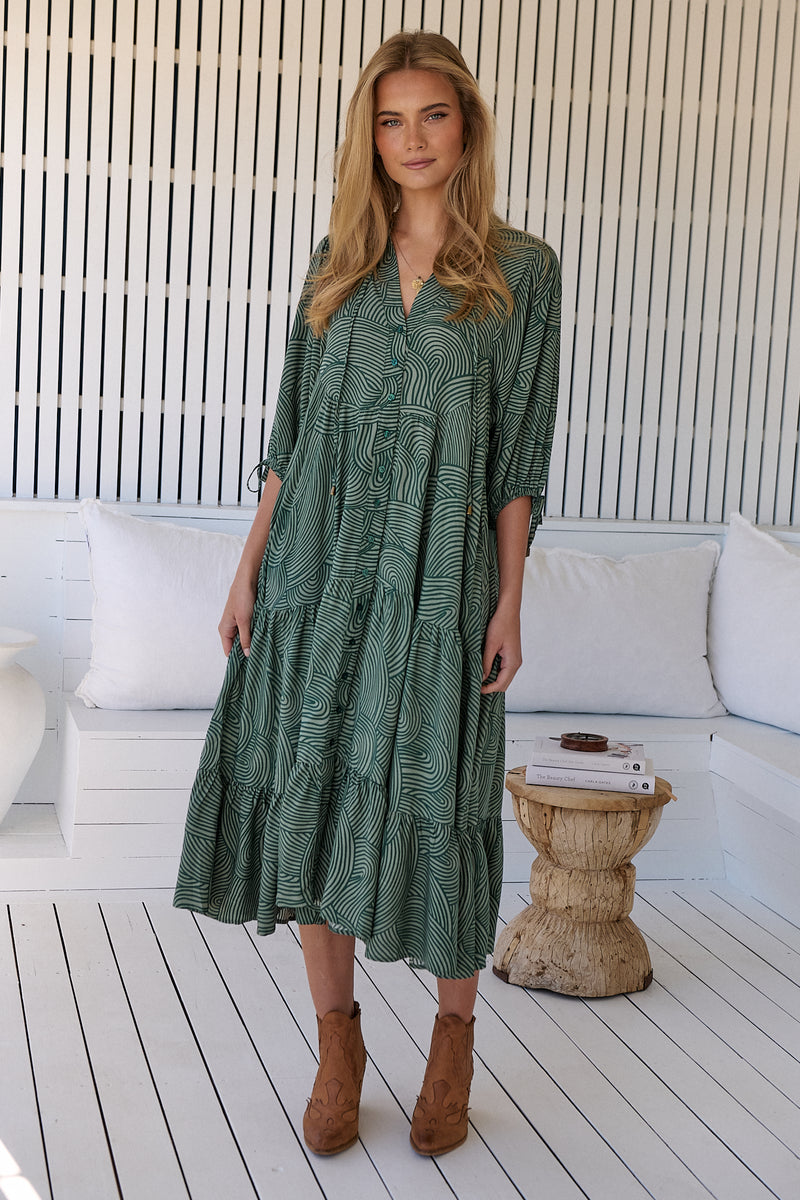 Ria Midi Dress - Ishana