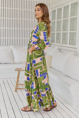 Tabitha Maxi Dress -  Mystic Matcha