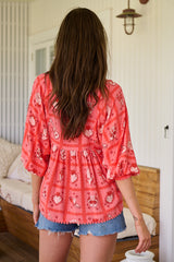 Temple Blouse - Zamora