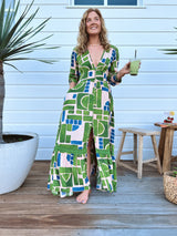 Tabitha Maxi Dress -  Mystic Matcha