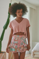 Chance Mini Skirt - Dusty