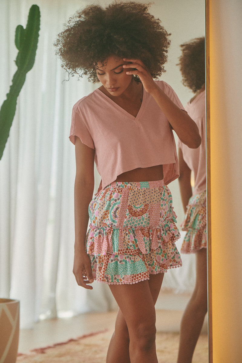 Chance Mini Skirt - Dusty