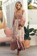 Teresa Maxi Dress - Flower Fields