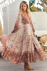 Teresa Maxi Dress - Flower Fields