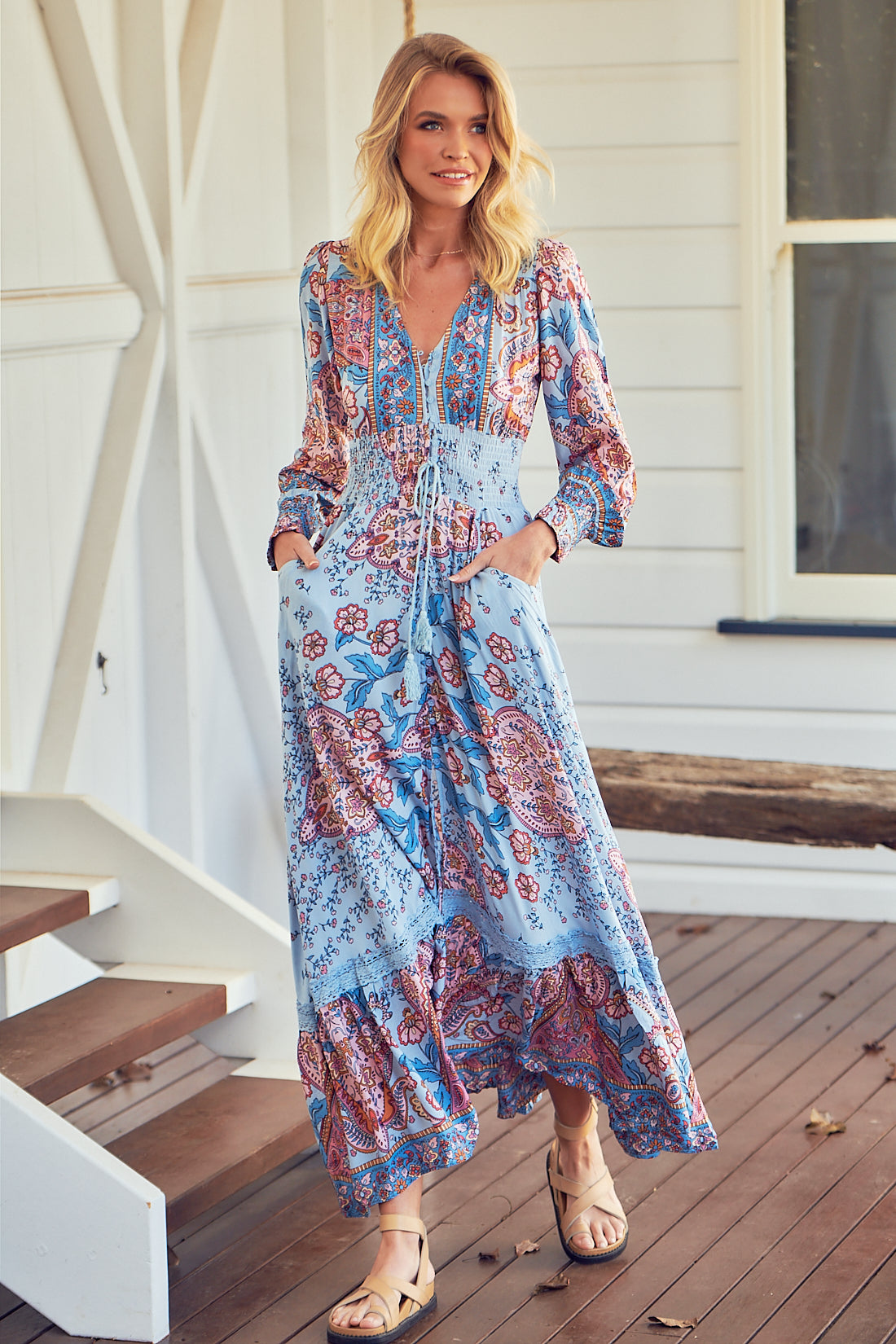 Sabrina Maxi Dress - Frankie – Arizonia Rose