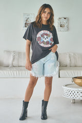 Boyfriend Tee - Free Roamer Charcoal