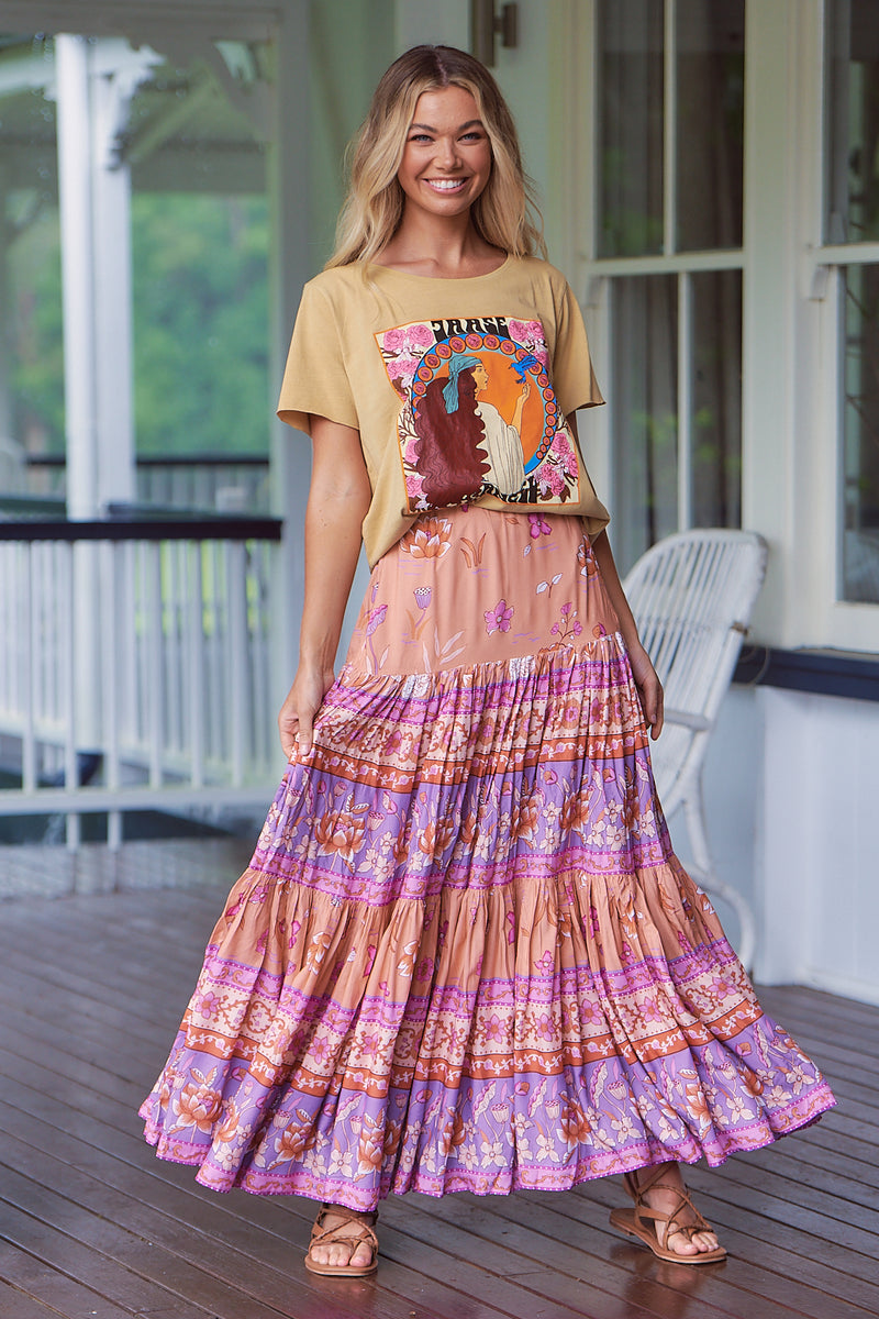 Journey Maxi Skirt -Princess Swan