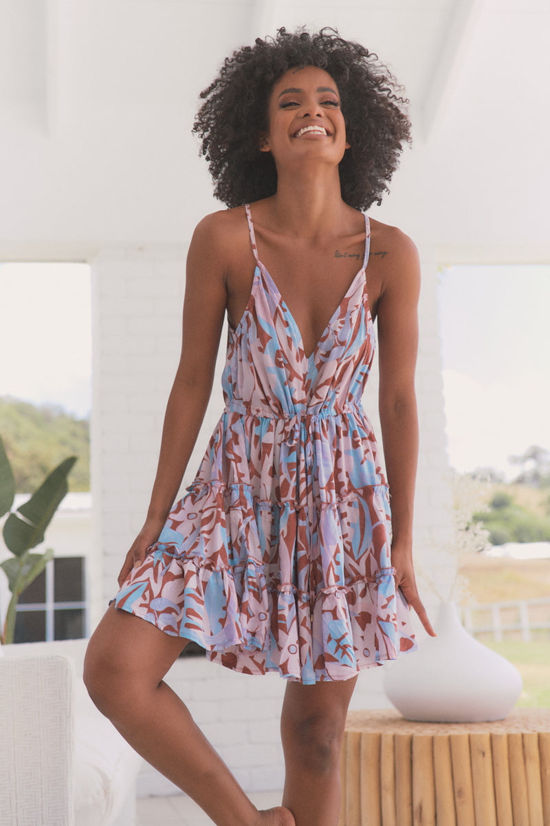 Reef Mini Dress - Neapolitan